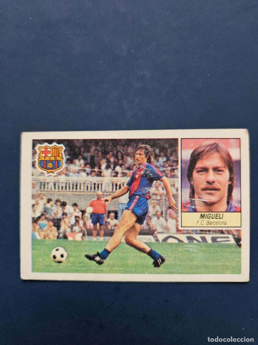 Cromos de Futebol: MIGUELI BARCELONA LIGA ESTE 84 85 1984 1985 SIN PEGAR NUNCA PEGADO
