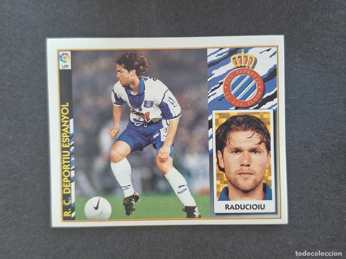 Cromos de Futebol: L4 RADUCIOIU R. C. D. ESPA&Ntilde;OL LIGA ESTE 1997 1998 97 98 NUNCA PEGADO SIN PEGAR