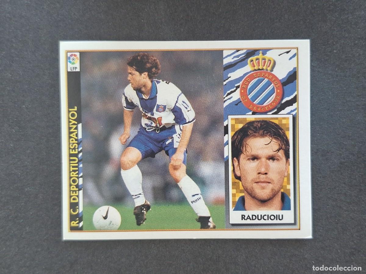 Cromos de Futebol: L4 RADUCIOIU R. C. D. ESPA&Ntilde;OL LIGA ESTE 1997 1998 97 98 NUNCA PEGADO SIN PEGAR
