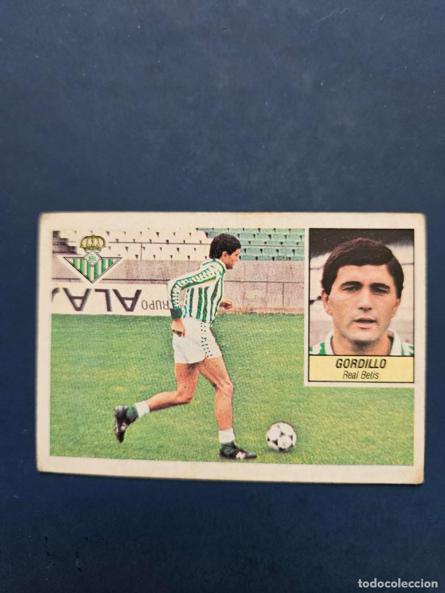 Fu&szlig;ball-Sticker: GORDILLO BETIS LIGA ESTE 84 85 1984 1985 SIN PEGAR NUNCA PEGADO