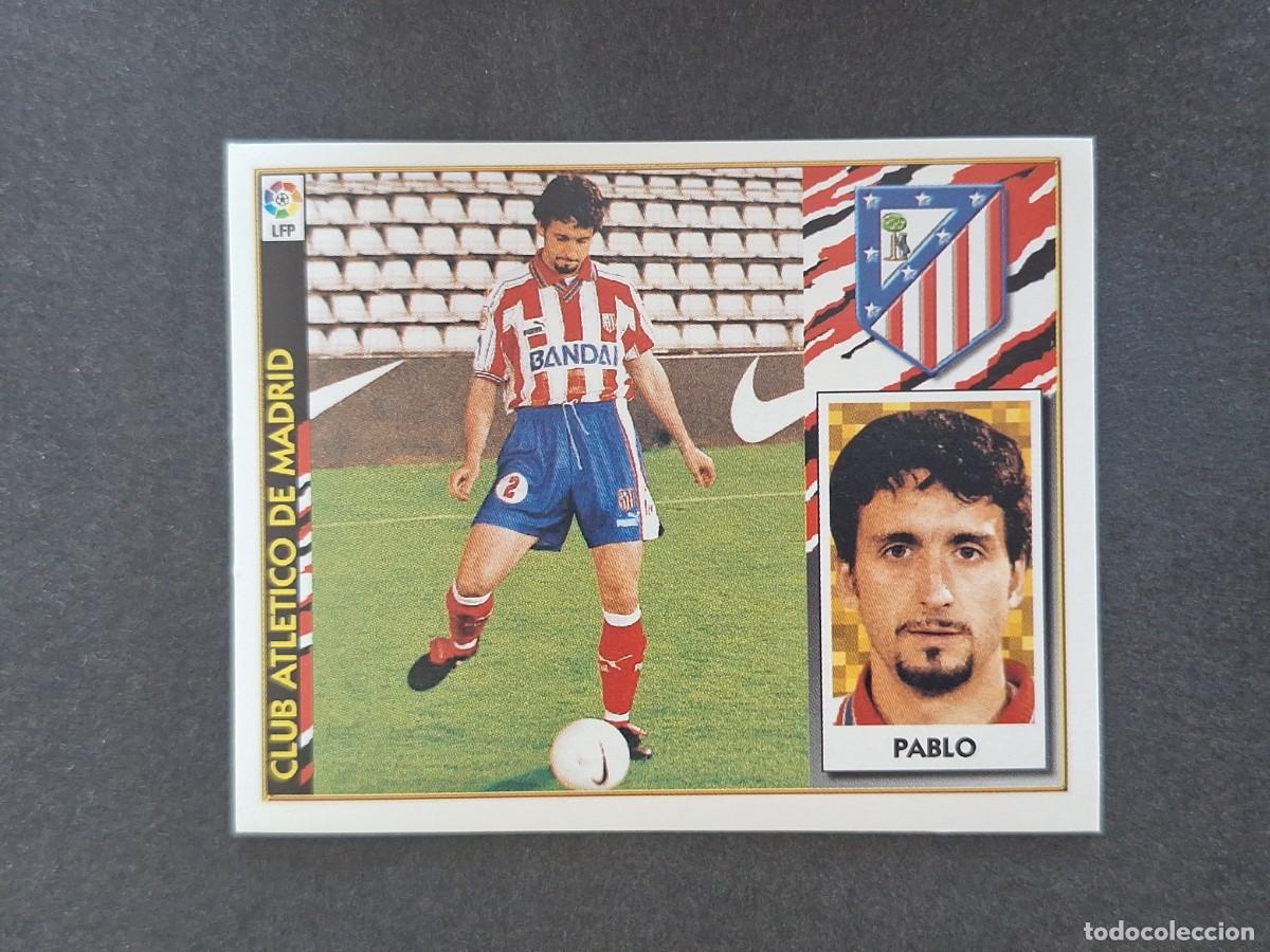 Cartes &agrave; collectionner de Football: L4 PABLO ATLETICO DE MADRID LIGA ESTE 1997 1998 97 98 NUNCA PEGADO SIN PEGAR