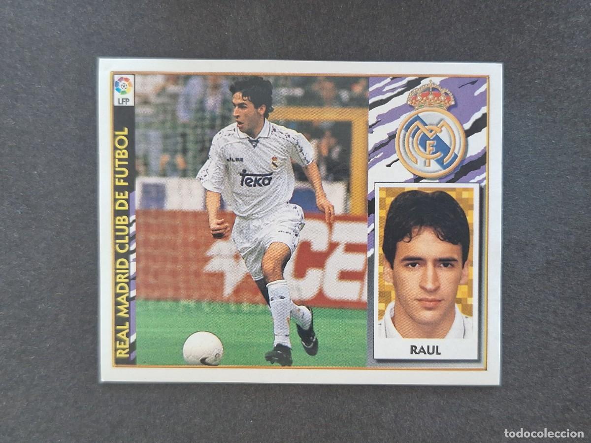 Cartes &agrave; collectionner de Football: L4 RAUL REAL MADRID LIGA ESTE 1997 1998 97 98 NUNCA PEGADO SIN PEGAR