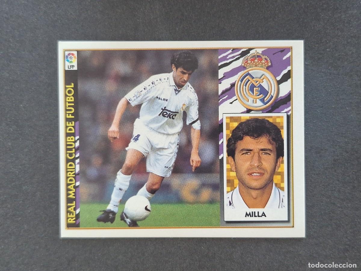 Cartes &agrave; collectionner de Football: L4 MILLA REAL MADRID LIGA ESTE 1997 1998 97 98 NUNCA PEGADO SIN PEGAR