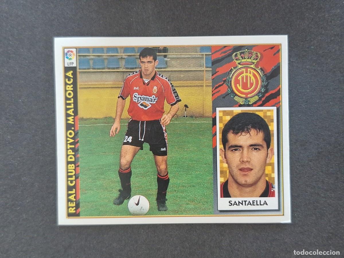Cromos de f&uacute;tbol: L4 SANTAELLA R. C. D. MALLORCA LIGA ESTE 1997 1998 97 98 NUNCA PEGADO SIN PEGAR