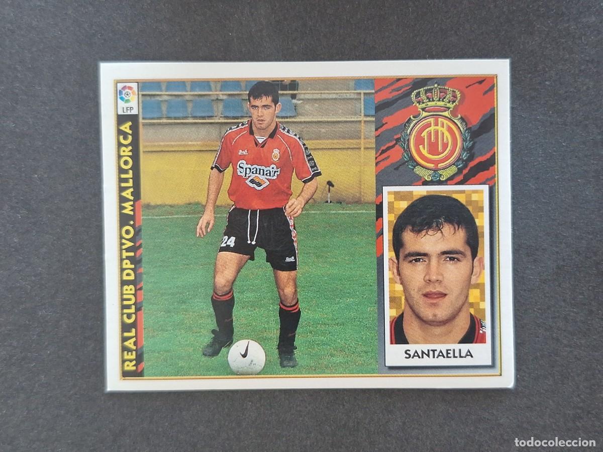Cromos de f&uacute;tbol: L4 SANTAELLA R. C. D. MALLORCA LIGA ESTE 1997 1998 97 98 NUNCA PEGADO SIN PEGAR