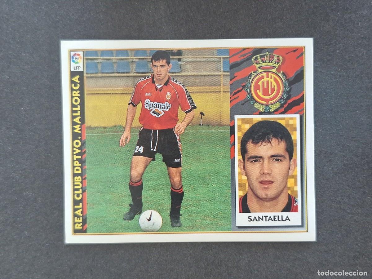 Cromos de f&uacute;tbol: L4 SANTAELLA R. C. D. MALLORCA LIGA ESTE 1997 1998 97 98 NUNCA PEGADO SIN PEGAR