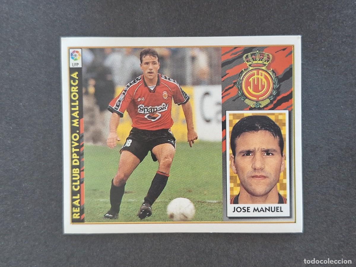 Cromos de f&uacute;tbol: L4 JOSE MANUEL R. C. D. MALLORCA LIGA ESTE 1997 1998 97 98 NUNCA PEGADO SIN PEGAR