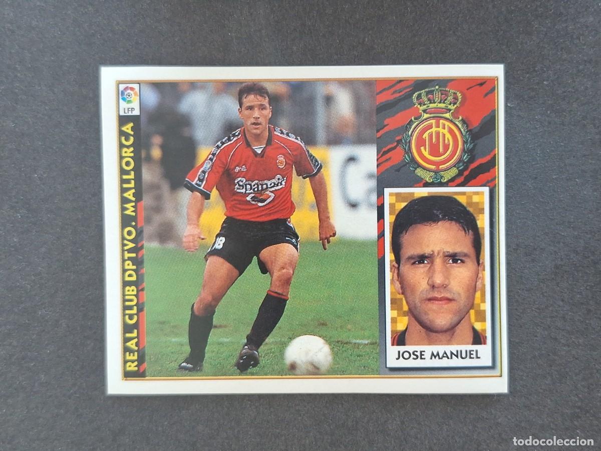 Cromos de f&uacute;tbol: L4 JOSE MANUEL R. C. D. MALLORCA LIGA ESTE 1997 1998 97 98 NUNCA PEGADO SIN PEGAR