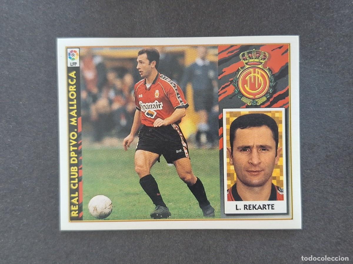 Cromos de f&uacute;tbol: L4 LOPEZ REKARTE R. C. D. MALLORCA LIGA ESTE 1997 1998 97 98 NUNCA PEGADO SIN PEGAR