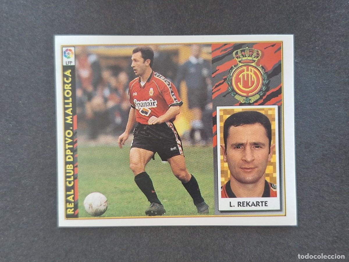 Cromos de f&uacute;tbol: L4 LOPEZ REKARTE R. C. D. MALLORCA LIGA ESTE 1997 1998 97 98 NUNCA PEGADO SIN PEGAR