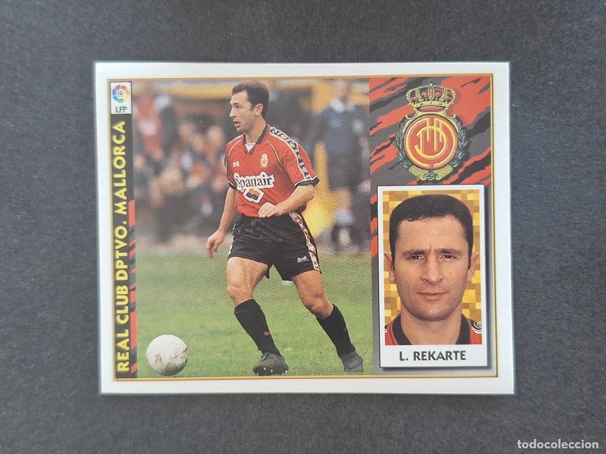Cromos de f&uacute;tbol: L4 LOPEZ REKARTE R. C. D. MALLORCA LIGA ESTE 1997 1998 97 98 NUNCA PEGADO SIN PEGAR