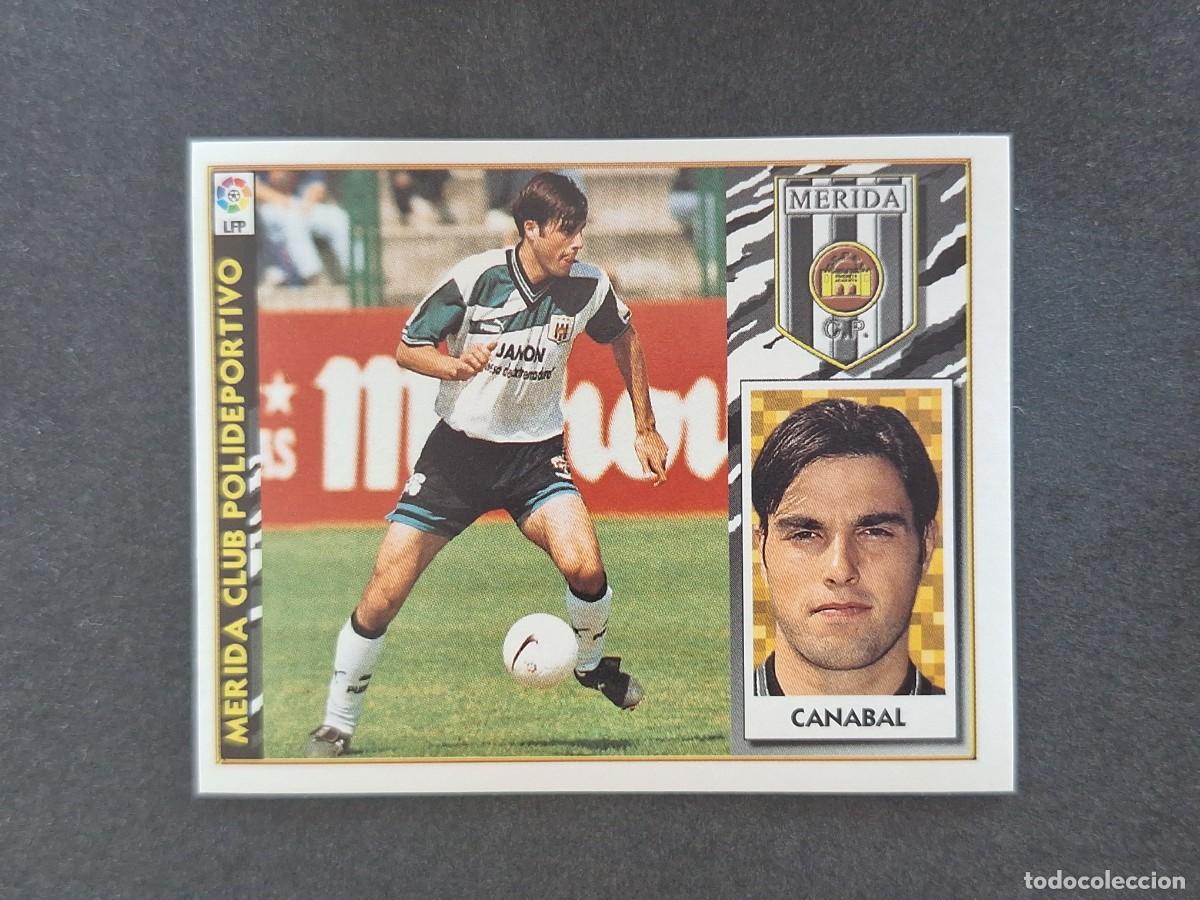 Cartes &agrave; collectionner de Football: L4 CANABAL MERIDA C. P. LIGA ESTE 1997 1998 97 98 NUNCA PEGADO SIN PEGAR