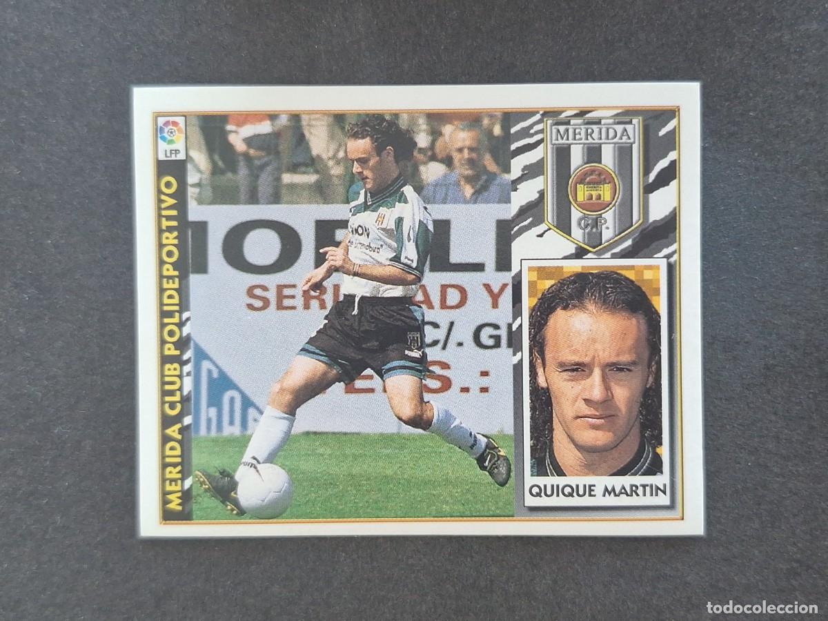 Cartes &agrave; collectionner de Football: L4 QUIQUE MARTIN MERIDA C. P. LIGA ESTE 1997 1998 97 98 NUNCA PEGADO SIN PEGAR