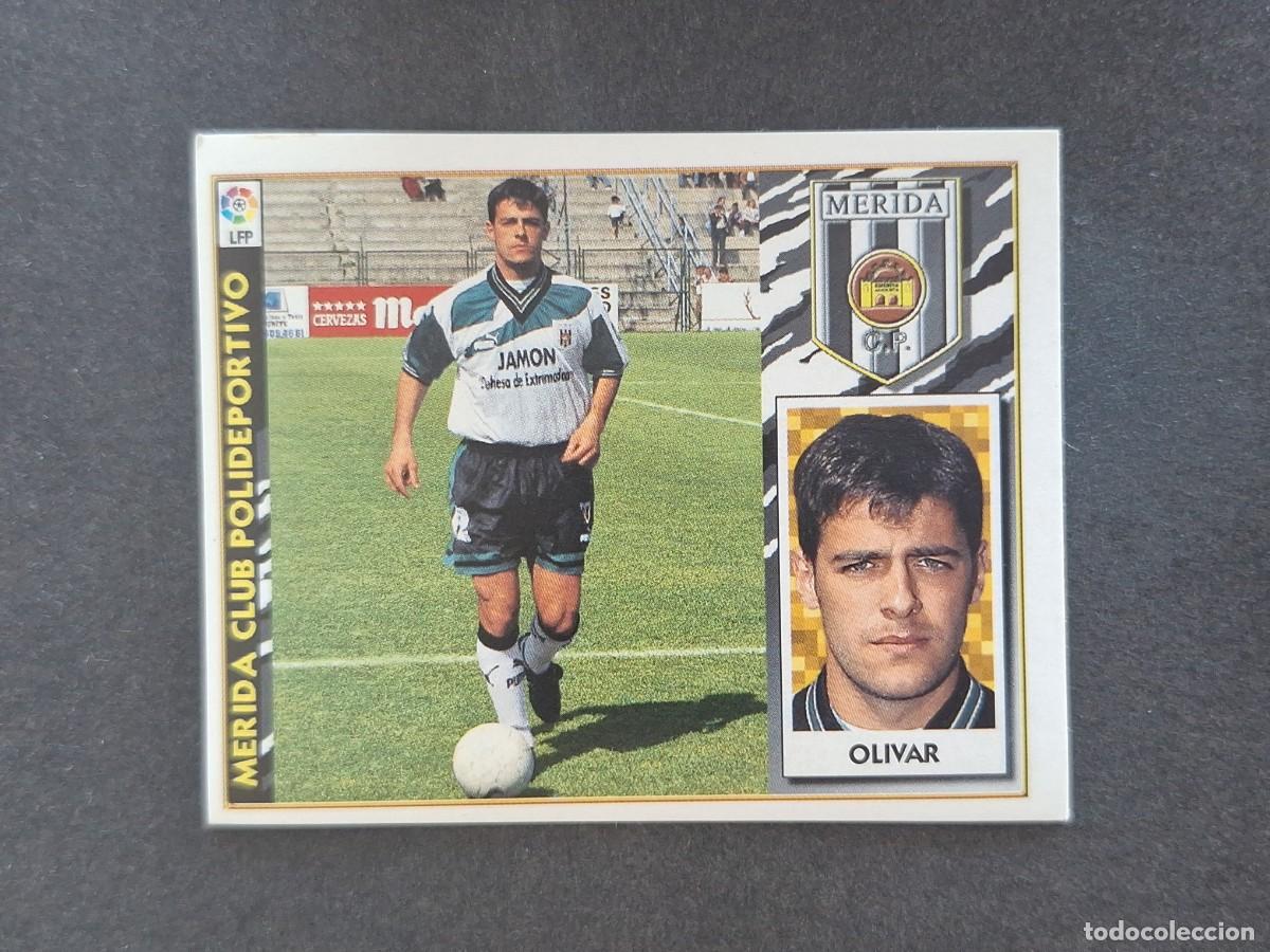 Cartes &agrave; collectionner de Football: L4 OLIVAR MERIDA C. P. LIGA ESTE 1997 1998 97 98 NUNCA PEGADO SIN PEGAR