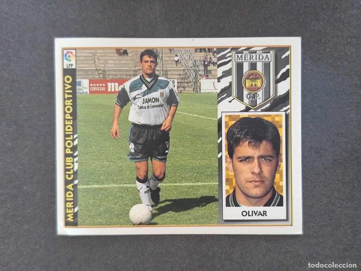 Cartes &agrave; collectionner de Football: L4 OLIVAR MERIDA C. P. LIGA ESTE 1997 1998 97 98 NUNCA PEGADO SIN PEGAR