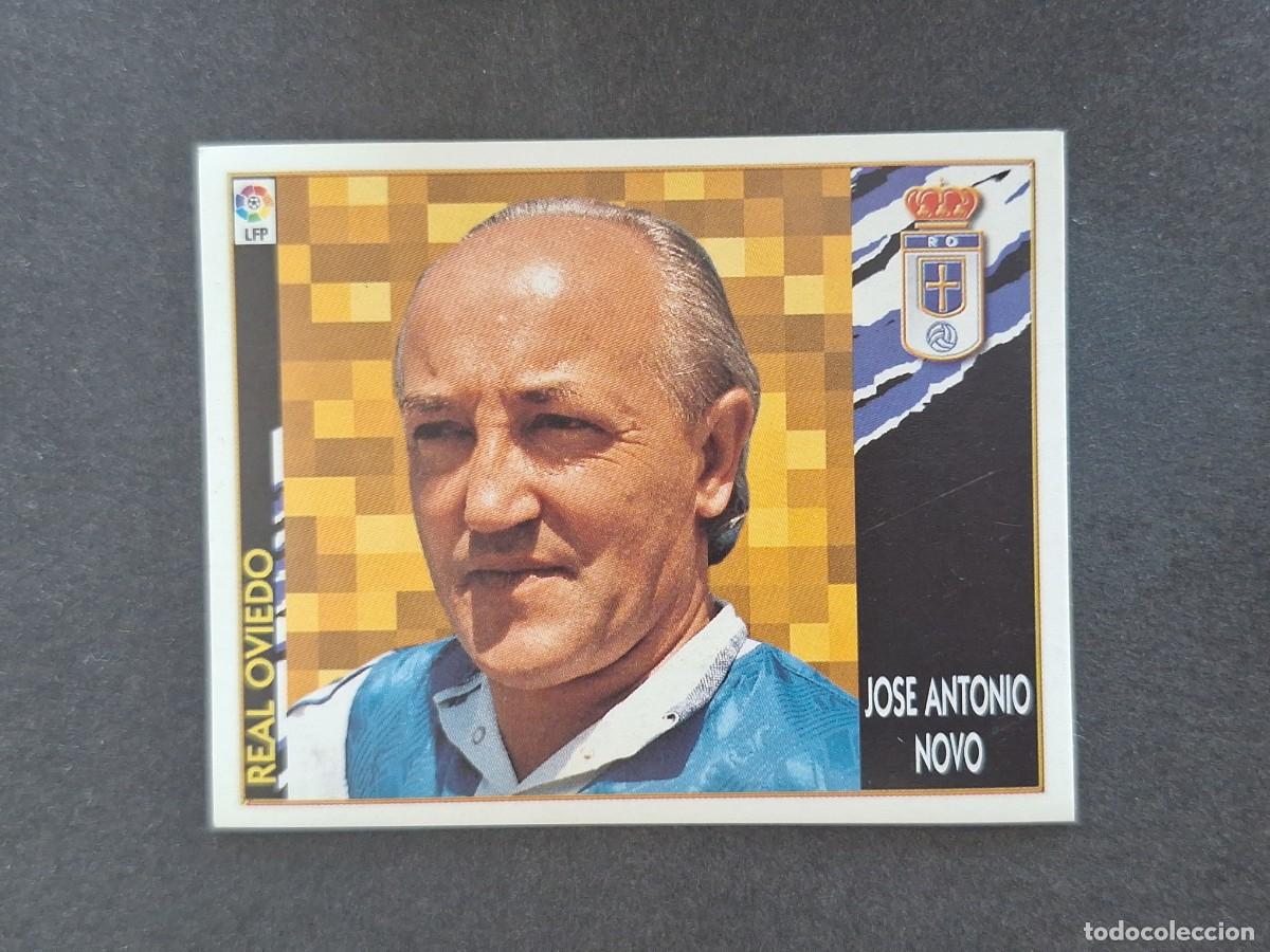 Football Stickers: L4 JOSE ANTONIO NOVO ENTRENADOR REAL OVIEDO LIGA ESTE 1997 1998 97 98 NUNCA PEGADO SIN PEGAR