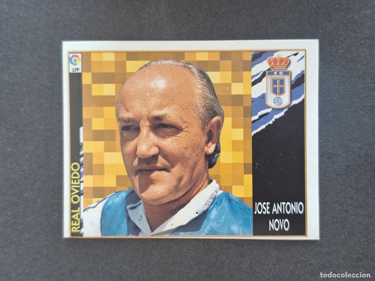 Football Stickers: L4 JOSE ANTONIO NOVO ENTRENADOR REAL OVIEDO LIGA ESTE 1997 1998 97 98 NUNCA PEGADO SIN PEGAR