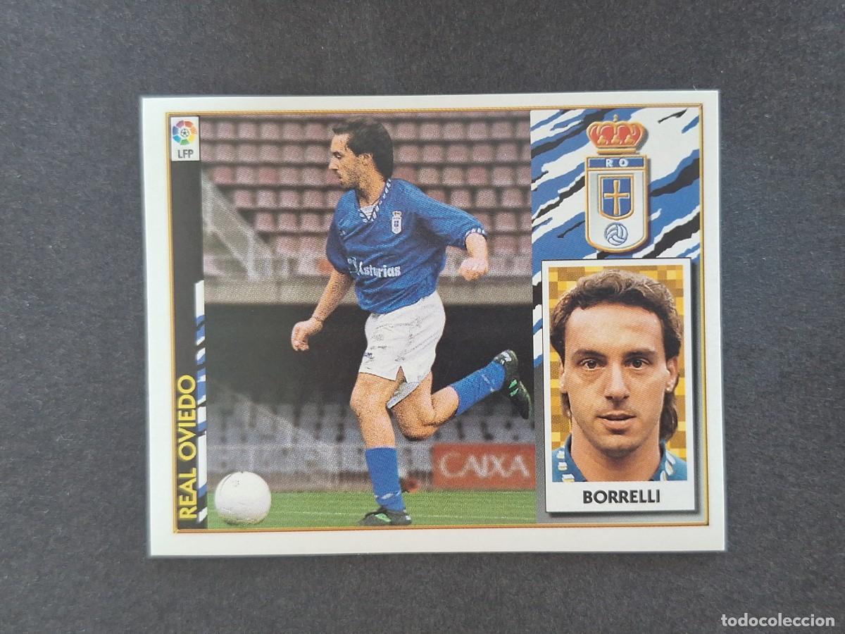 Football Stickers: L4 BORRELLI REAL OVIEDO LIGA ESTE 1997 1998 97 98 NUNCA PEGADO SIN PEGAR