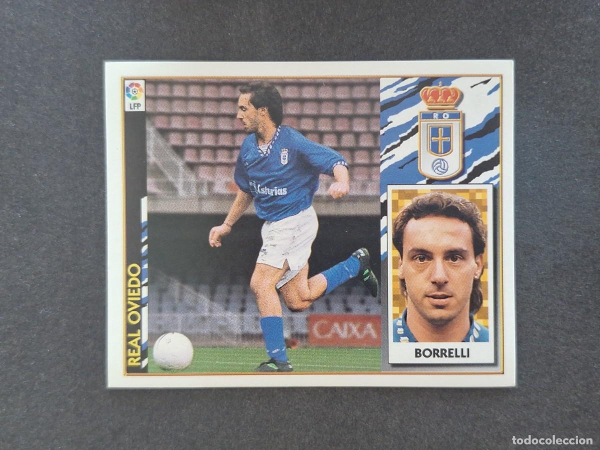 Football Stickers: L4 BORRELLI REAL OVIEDO LIGA ESTE 1997 1998 97 98 NUNCA PEGADO SIN PEGAR