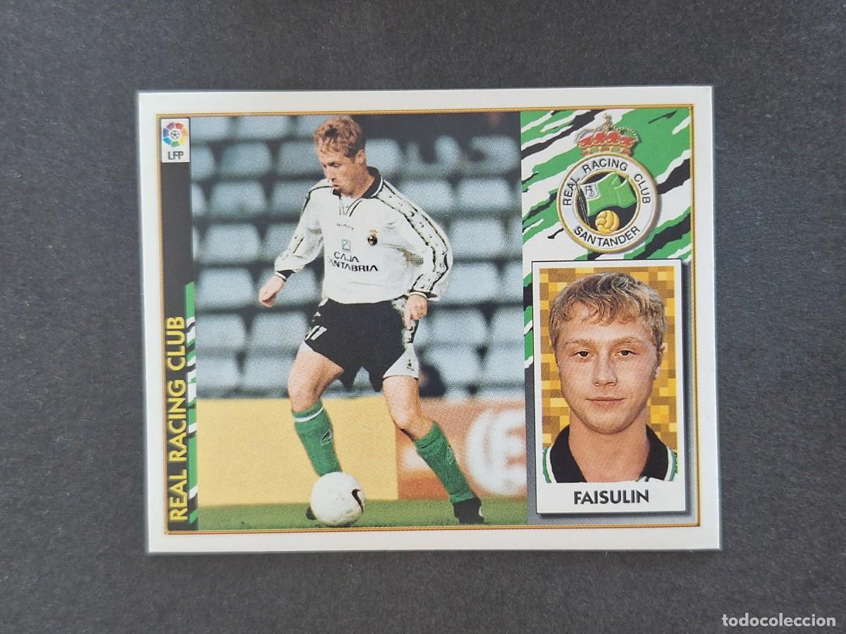 Cromos de Futebol: L4 FAISULIN RACING DE SANTANDER LIGA ESTE 1997 1998 97 98 NUNCA PEGADO SIN PEGAR