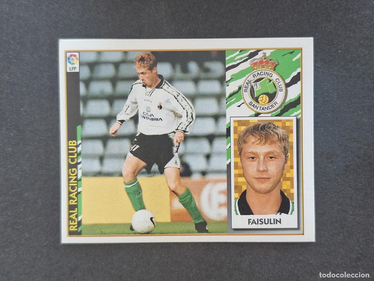 Cromos de Futebol: L4 FAISULIN RACING DE SANTANDER LIGA ESTE 1997 1998 97 98 NUNCA PEGADO SIN PEGAR