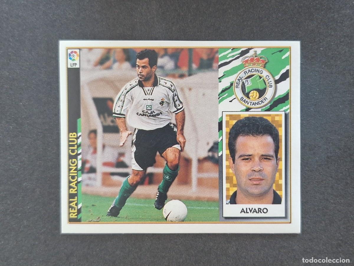Fu&szlig;ball-Sticker: L4 ALVARO RACING DE SANTANDER LIGA ESTE 1997 1998 97 98 NUNCA PEGADO SIN PEGAR