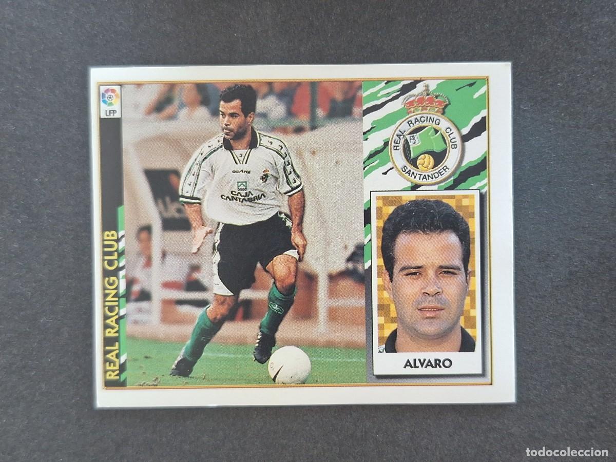 Fu&szlig;ball-Sticker: L4 ALVARO RACING DE SANTANDER LIGA ESTE 1997 1998 97 98 NUNCA PEGADO SIN PEGAR
