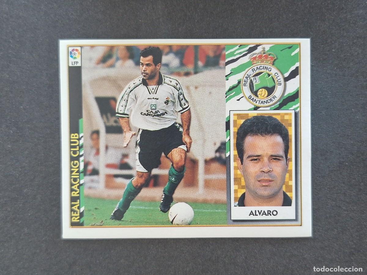 Fu&szlig;ball-Sticker: L4 ALVARO RACING DE SANTANDER LIGA ESTE 1997 1998 97 98 NUNCA PEGADO SIN PEGAR