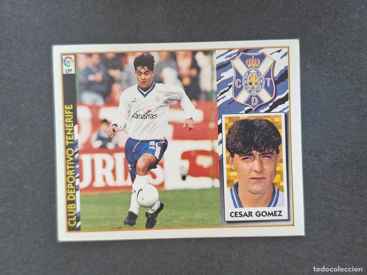 Cartes &agrave; collectionner de Football: L4 CESAR GOMEZ C. D. TENERIFE LIGA ESTE 1997 1998 97 98 NUNCA PEGADO SIN PEGAR
