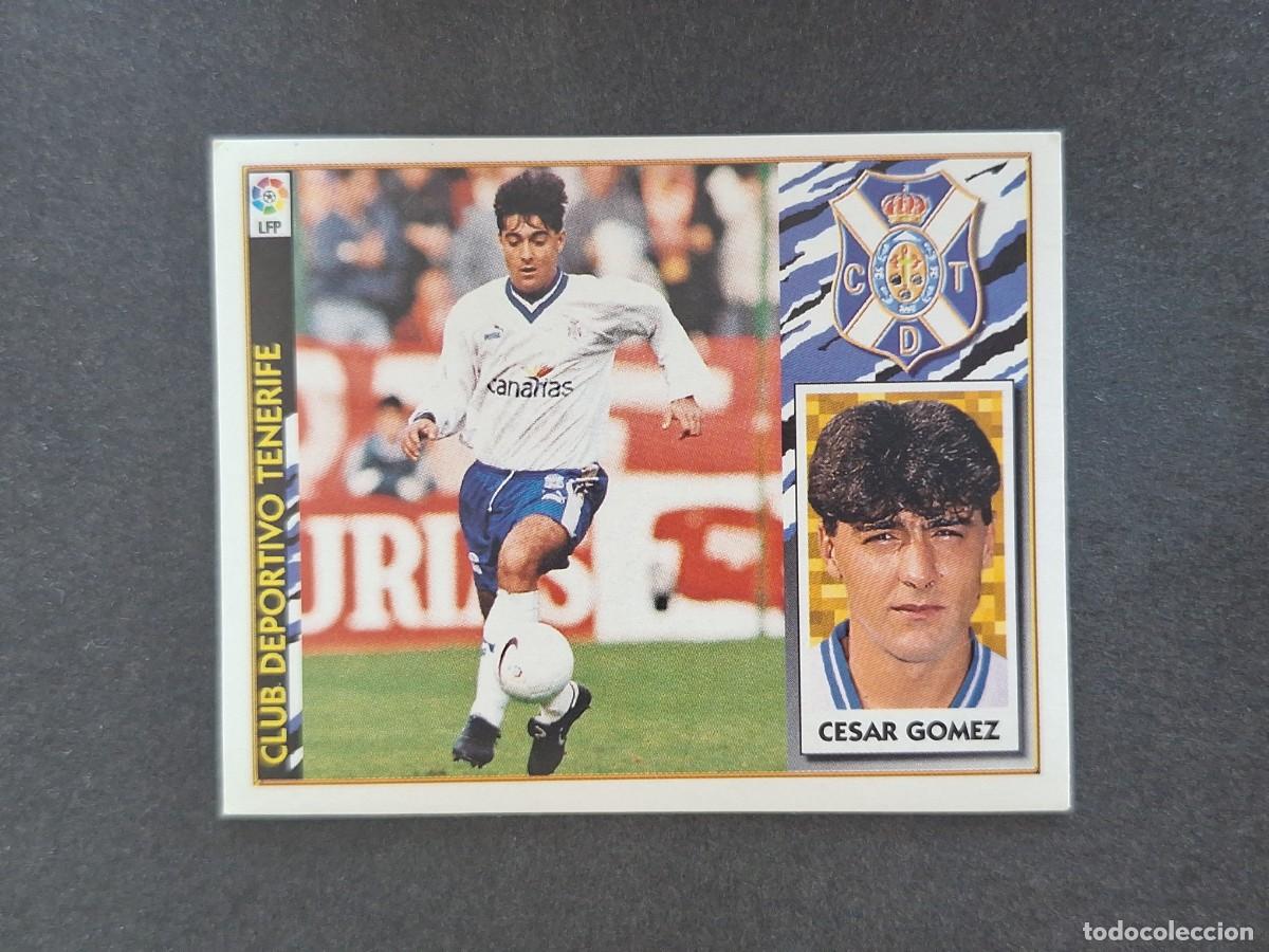 Cartes &agrave; collectionner de Football: L4 CESAR GOMEZ C. D. TENERIFE LIGA ESTE 1997 1998 97 98 NUNCA PEGADO SIN PEGAR