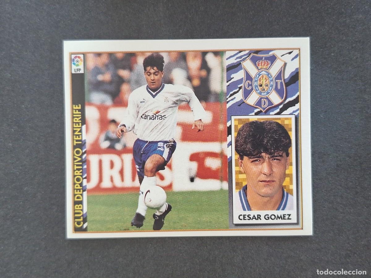 Cartes &agrave; collectionner de Football: L4 CESAR GOMEZ C. D. TENERIFE LIGA ESTE 1997 1998 97 98 NUNCA PEGADO SIN PEGAR