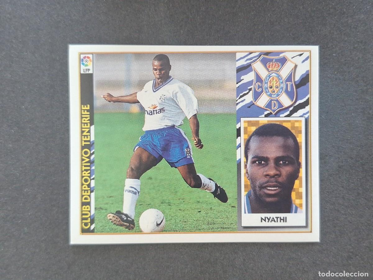 Cartes &agrave; collectionner de Football: L4 NYATHI C. D. TENERIFE LIGA ESTE 1997 1998 97 98 NUNCA PEGADO SIN PEGAR