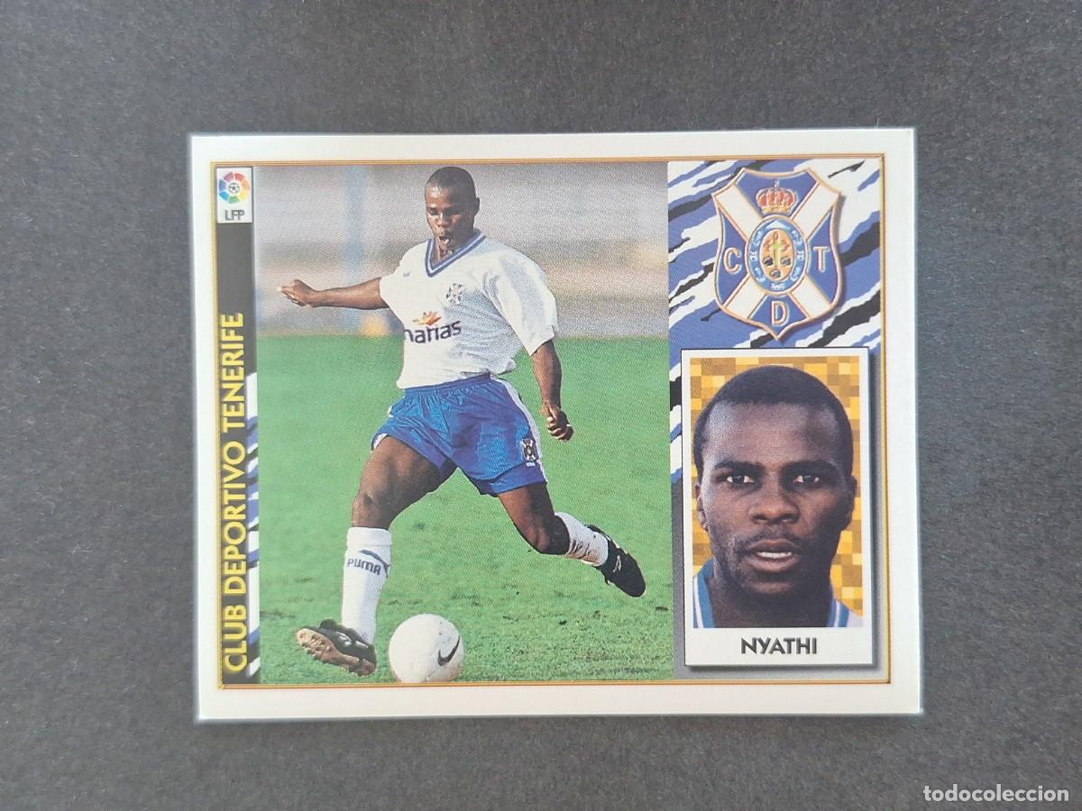 Cartes &agrave; collectionner de Football: L4 NYATHI C. D. TENERIFE LIGA ESTE 1997 1998 97 98 NUNCA PEGADO SIN PEGAR