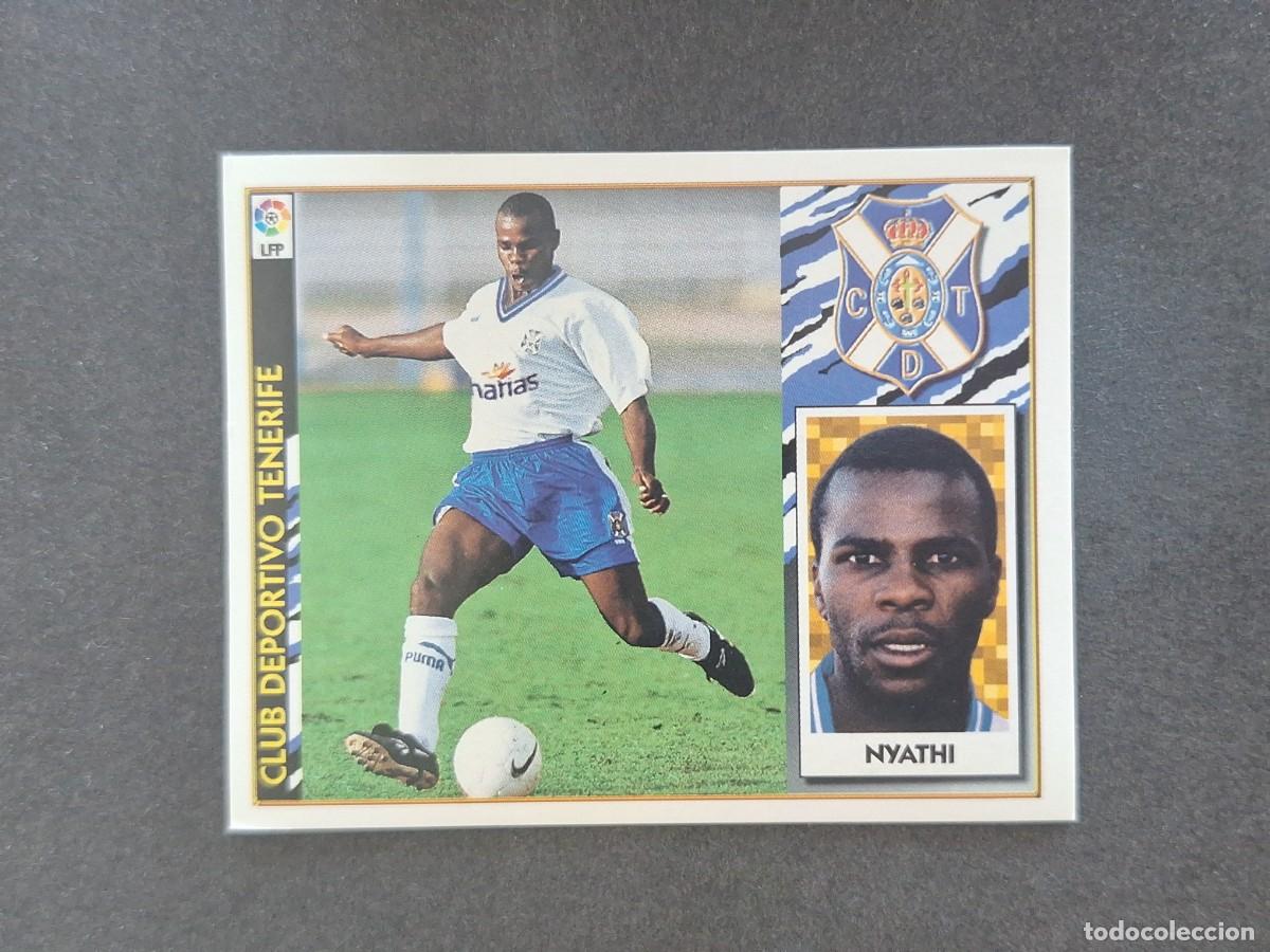 Cartes &agrave; collectionner de Football: L4 NYATHI C. D. TENERIFE LIGA ESTE 1997 1998 97 98 NUNCA PEGADO SIN PEGAR