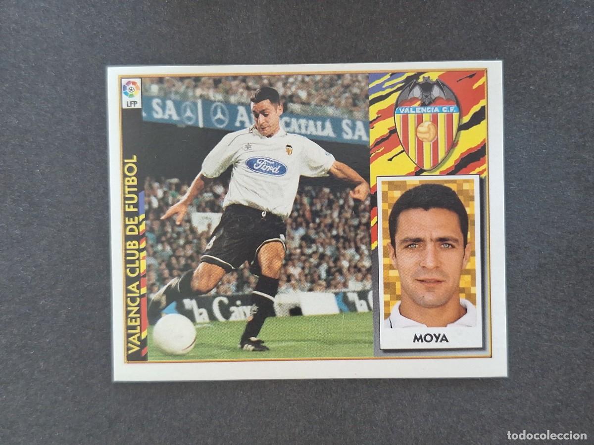 Cromos de Futebol: L4 MOYA VALENCIA C. F. LIGA ESTE 1997 1998 97 98 NUNCA PEGADO SIN PEGAR
