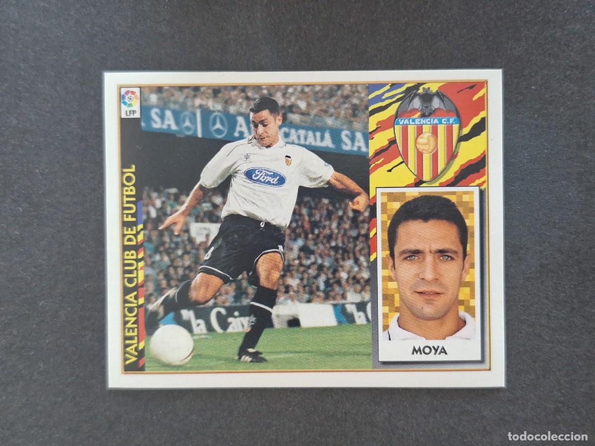 Cromos de Futebol: L4 MOYA VALENCIA C. F. LIGA ESTE 1997 1998 97 98 NUNCA PEGADO SIN PEGAR