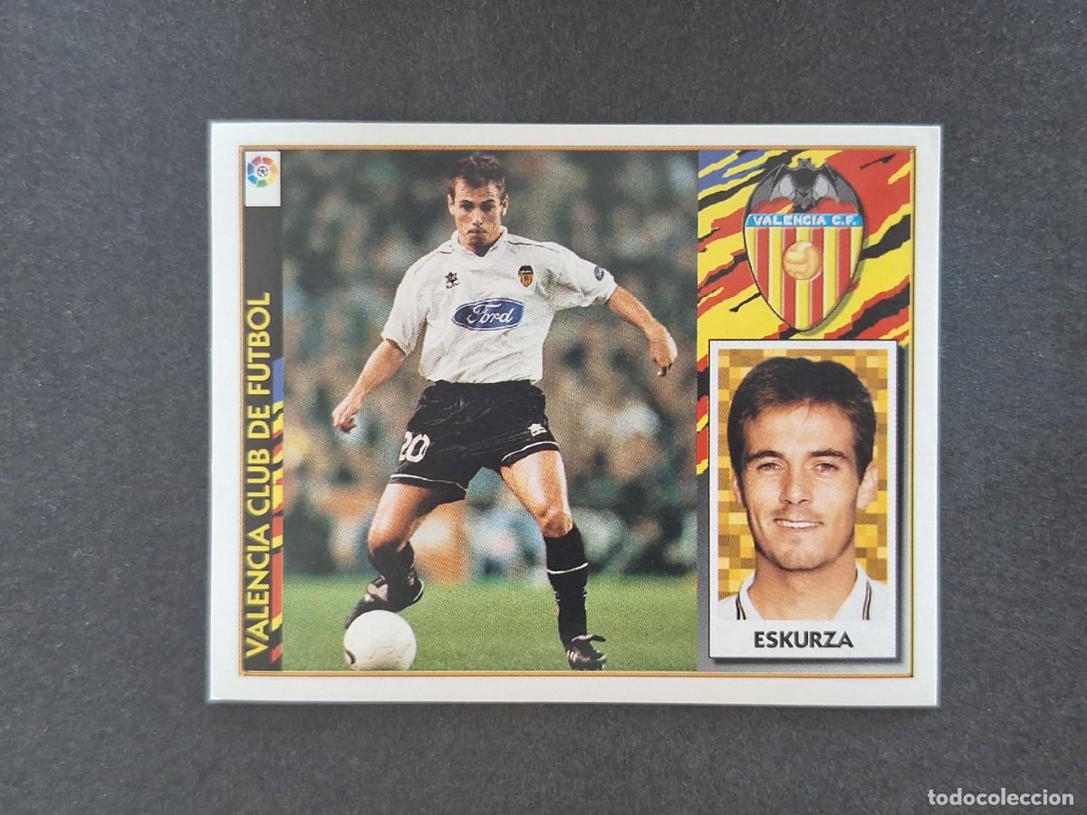 Cromos de Futebol: L4 ESKURZA VALENCIA C. F. LIGA ESTE 1997 1998 97 98 NUNCA PEGADO SIN PEGAR