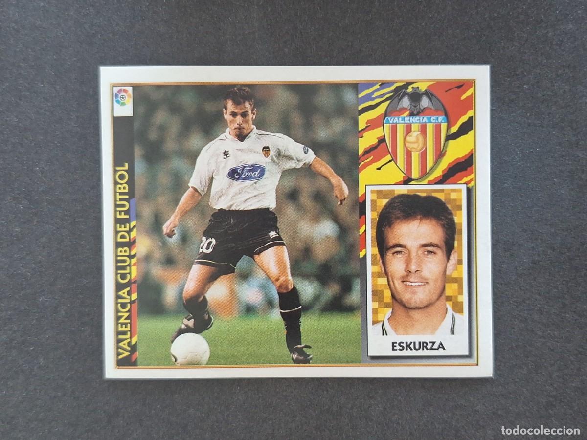 Cromos de Futebol: L4 ESKURZA VALENCIA C. F. LIGA ESTE 1997 1998 97 98 NUNCA PEGADO SIN PEGAR
