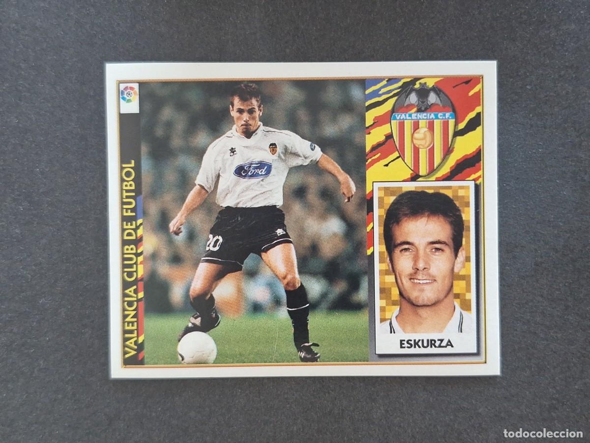 Cromos de Futebol: L4 ESKURZA VALENCIA C. F. LIGA ESTE 1997 1998 97 98 NUNCA PEGADO SIN PEGAR
