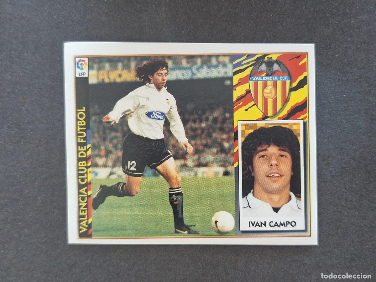Football Stickers: L4 IVAN CAMPO VALENCIA C. F. LIGA ESTE 1997 1998 97 98 NUNCA PEGADO SIN PEGAR