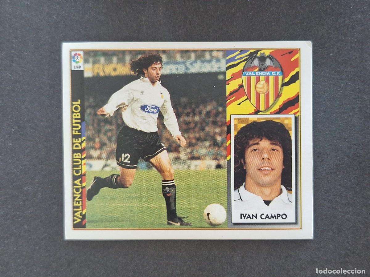 Football Stickers: L4 IVAN CAMPO VALENCIA C. F. LIGA ESTE 1997 1998 97 98 NUNCA PEGADO SIN PEGAR