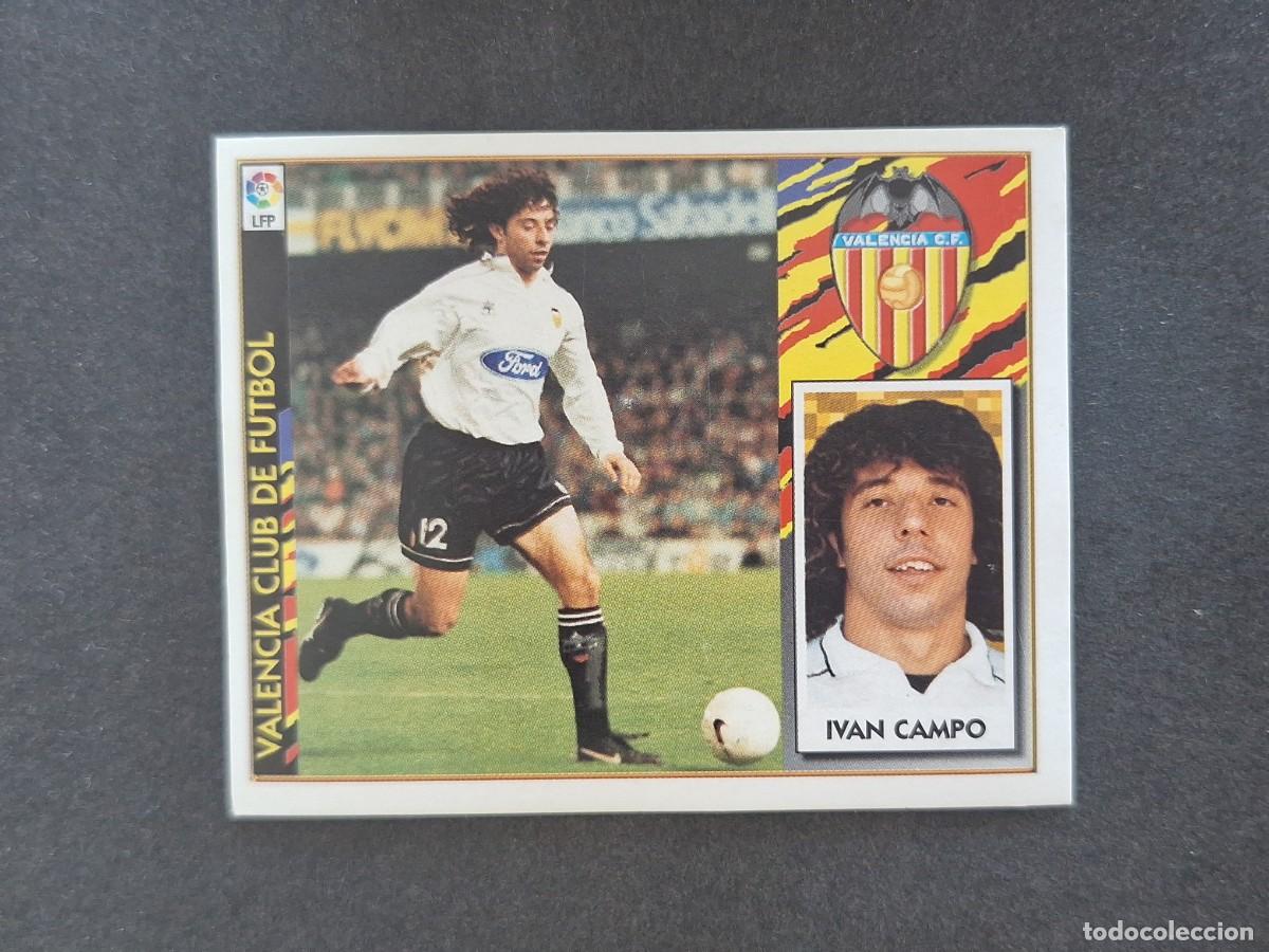Football Stickers: L4 IVAN CAMPO VALENCIA C. F. LIGA ESTE 1997 1998 97 98 NUNCA PEGADO SIN PEGAR