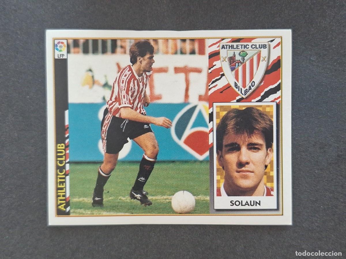 Cartes &agrave; collectionner de Football: L4 SOLAUN ATHLETIC CLUB DE BILBAO COLOCA LIGA ESTE 1997 1998 97 98 NUNCA PEGADO SIN PEGAR