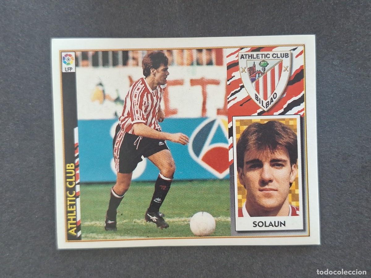 Cartes &agrave; collectionner de Football: L4 SOLAUN ATHLETIC CLUB DE BILBAO COLOCA LIGA ESTE 1997 1998 97 98 NUNCA PEGADO SIN PEGAR