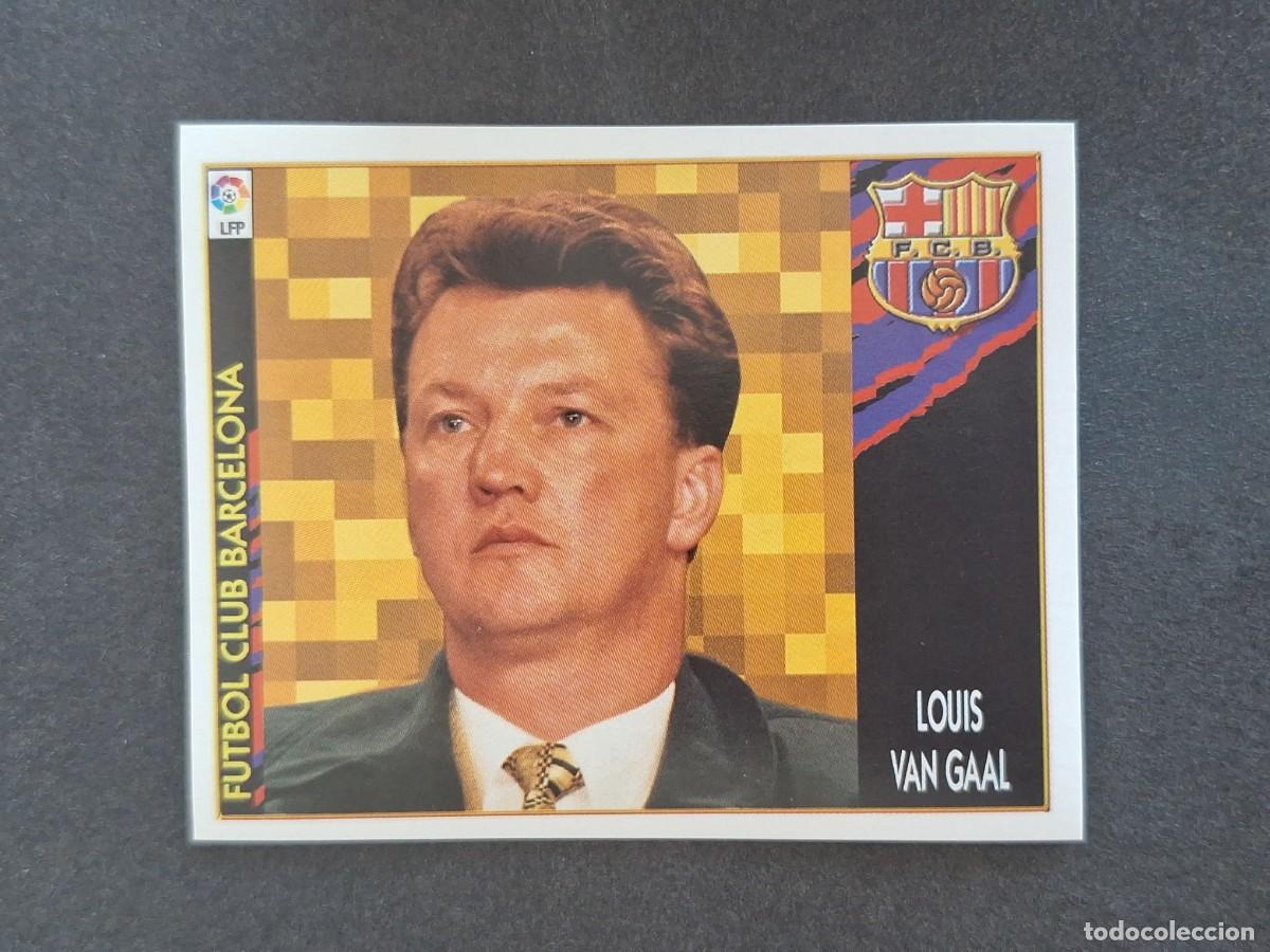 Football Stickers: L4 LOUIS VAN GAAL ENTRENADOR F. C. BARCELONA COLOCA LIGA ESTE 1997 1998 97 98 NUNCA PEGADO SIN PEGAR