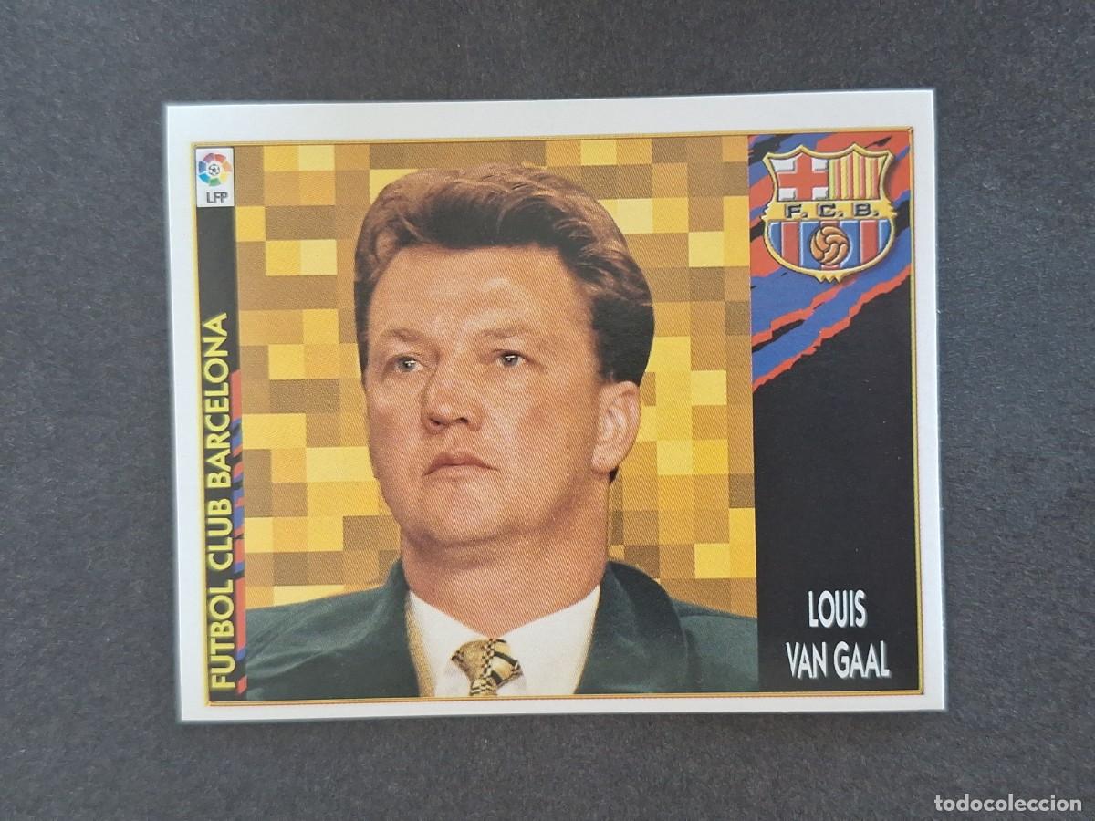Fu&szlig;ball-Sticker: L4 LOUIS VAN GAAL ENTRENADOR F. C. BARCELONA COLOCA LIGA ESTE 1997 1998 97 98 NUNCA PEGADO SIN PEGAR