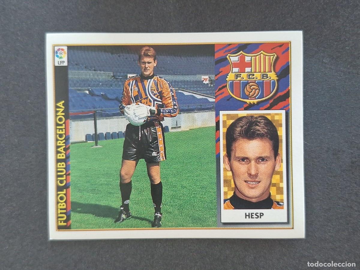 Fu&szlig;ball-Sticker: L4 HESP F. C. BARCELONA COLOCA LIGA ESTE 1997 1998 97 98 NUNCA PEGADO SIN PEGAR