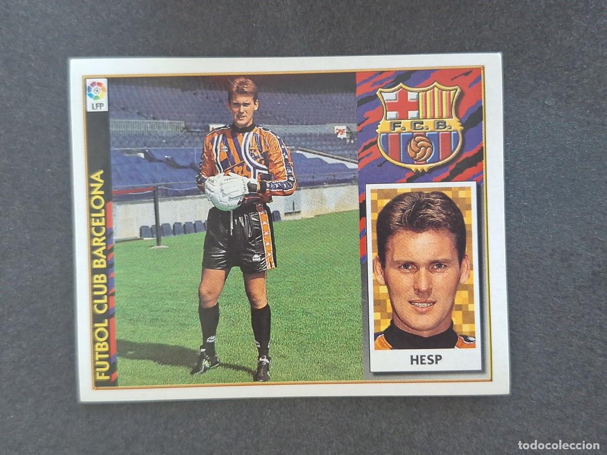 Fu&szlig;ball-Sticker: L4 HESP F. C. BARCELONA COLOCA LIGA ESTE 1997 1998 97 98 NUNCA PEGADO SIN PEGAR