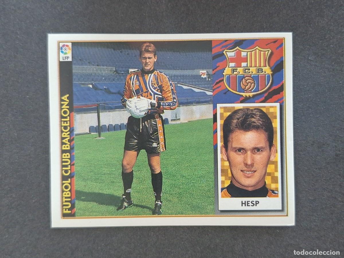 Fu&szlig;ball-Sticker: L4 HESP F. C. BARCELONA COLOCA LIGA ESTE 1997 1998 97 98 NUNCA PEGADO SIN PEGAR