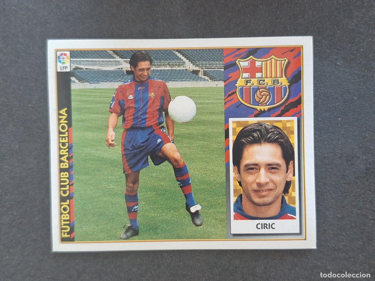 Fu&szlig;ball-Sticker: L4 CIRIC F. C. BARCELONA COLOCA LIGA ESTE 1997 1998 97 98 NUNCA PEGADO SIN PEGAR